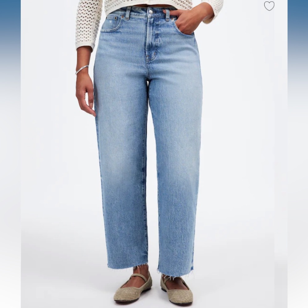 Madewell The Curvy Perfect Vintage Wide-Leg Crop Jean